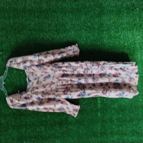 Eloquii plus size floral midi smoked bodice - Picture 2 of 3